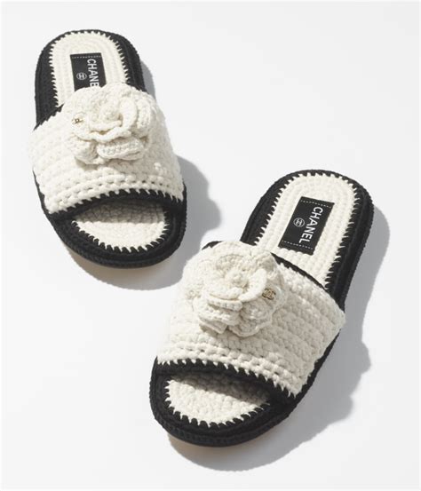 crochet Chanel sandals